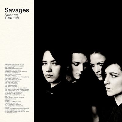 The cover image of Silence Yourself by Savages
